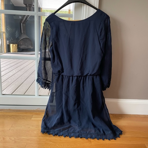 City Studio Navy Blue Dress - NWT - Picture 2 of 5